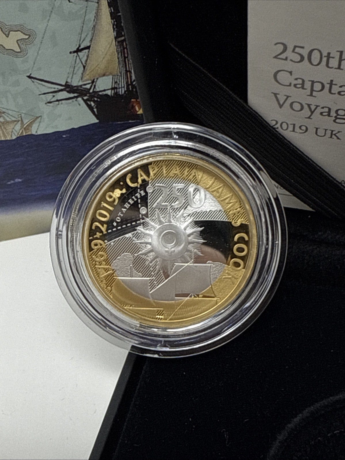 Exclusive Coins 250th Anniversary Of Captain James Cooks Voyage Of Discovery 2019 UK £2 Coin