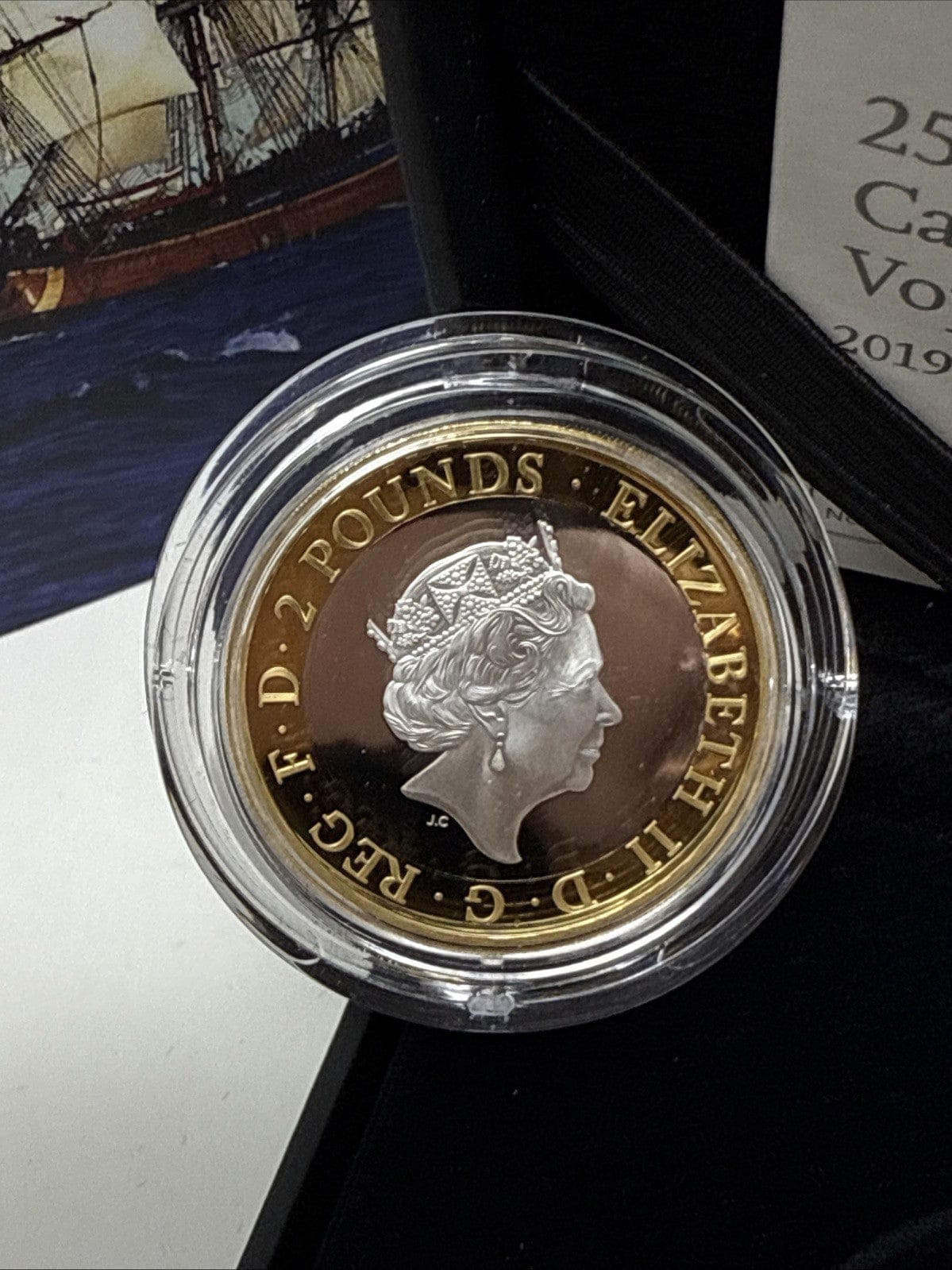 Exclusive Coins 250th Anniversary Of Captain James Cooks Voyage Of Discovery 2019 UK £2 Coin