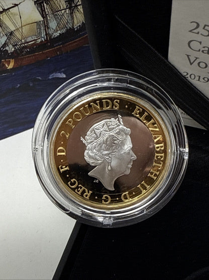 Exclusive Coins 250th Anniversary Of Captain James Cooks Voyage Of Discovery 2019 UK £2 Coin
