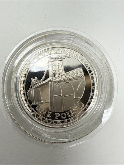 Exclusive Coins A Royal Mint United Kingdom 2005 Silver Proof Piedfort Four Coin Set & COA