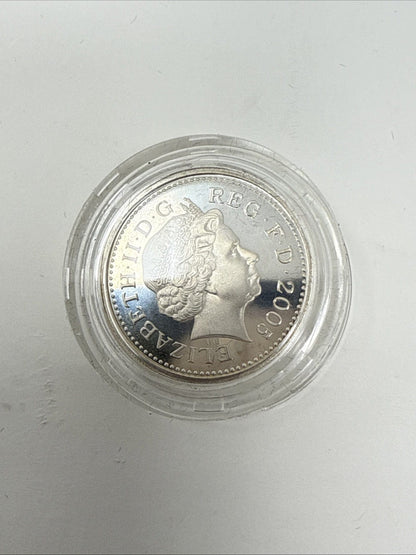 Exclusive Coins A Royal Mint United Kingdom 2005 Silver Proof Piedfort Four Coin Set & COA