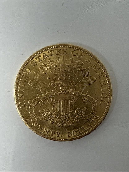 Exclusive Coins Coins 1902 S Coronet Head $20 Dollar Double Eagle Liberty Head 33.44 g 22k