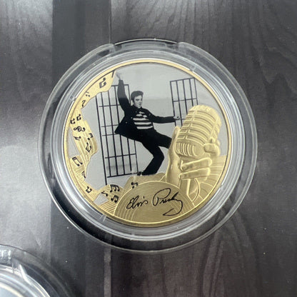 Exclusive Coins Elvis The Official It’s Now Or Never Gold Coin And Silver Set