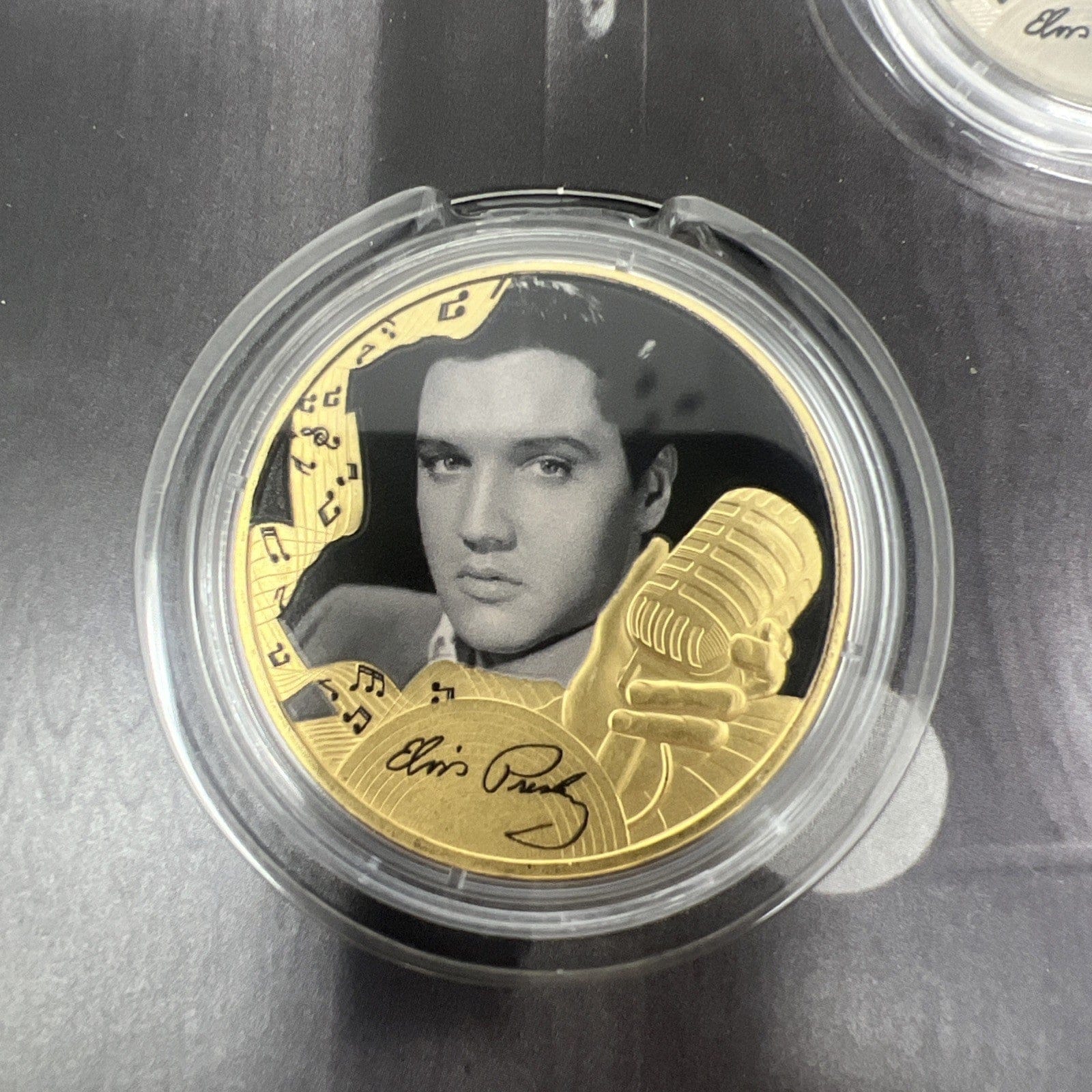 Exclusive Coins Elvis The Official It’s Now Or Never Gold Coin And Silver Set