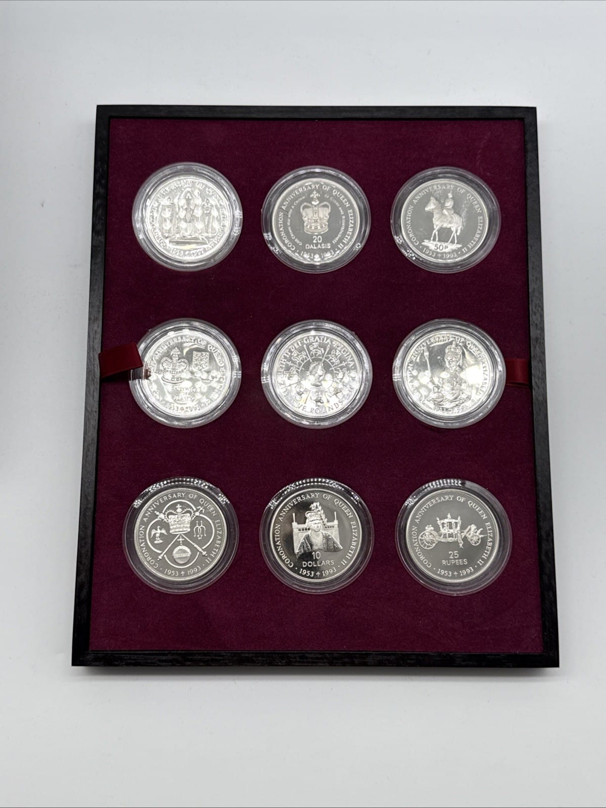 Exclusive Coins Queen Elizabeth II 40th Anniversary Of The Coronation Proof Silver Collection