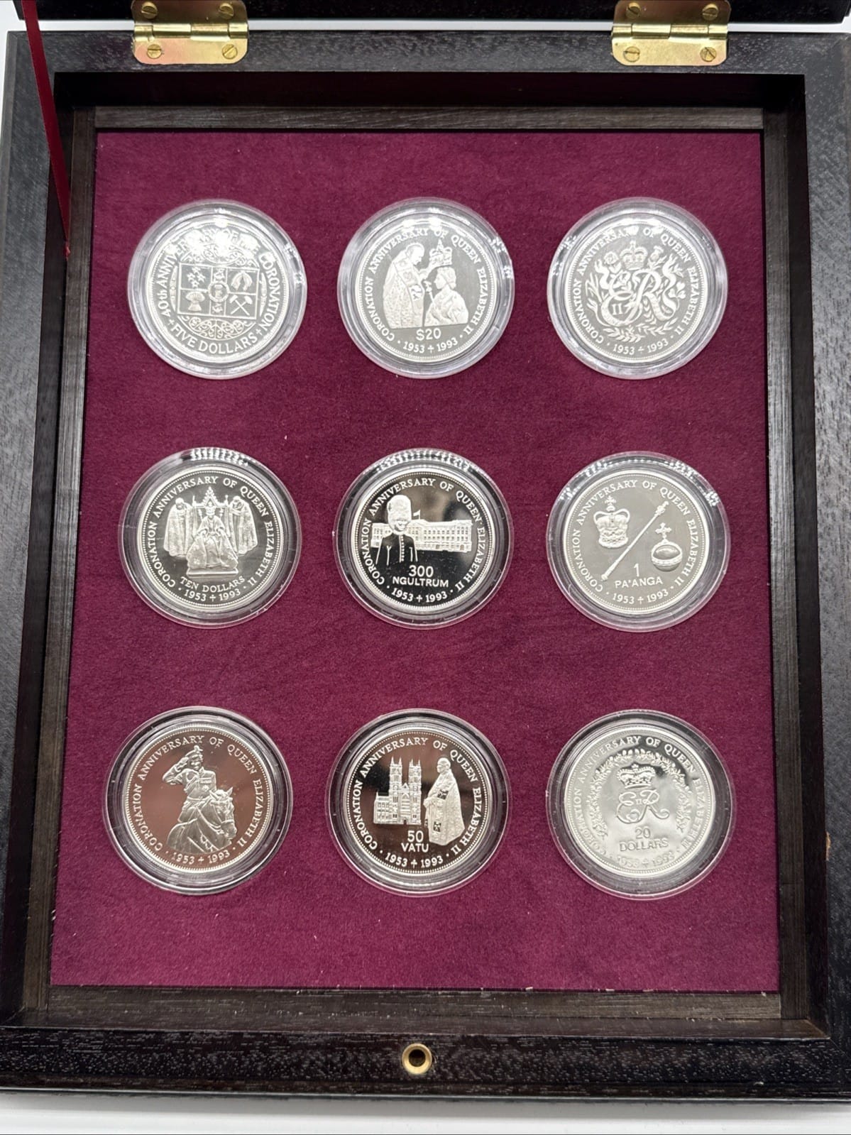 Exclusive Coins Queen Elizabeth II 40th Anniversary Of The Coronation Proof Silver Collection