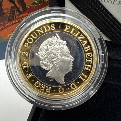 Exclusive Coins RAF Centenary Badge 2018 UK £2 Silver Proof Piedfort Coin