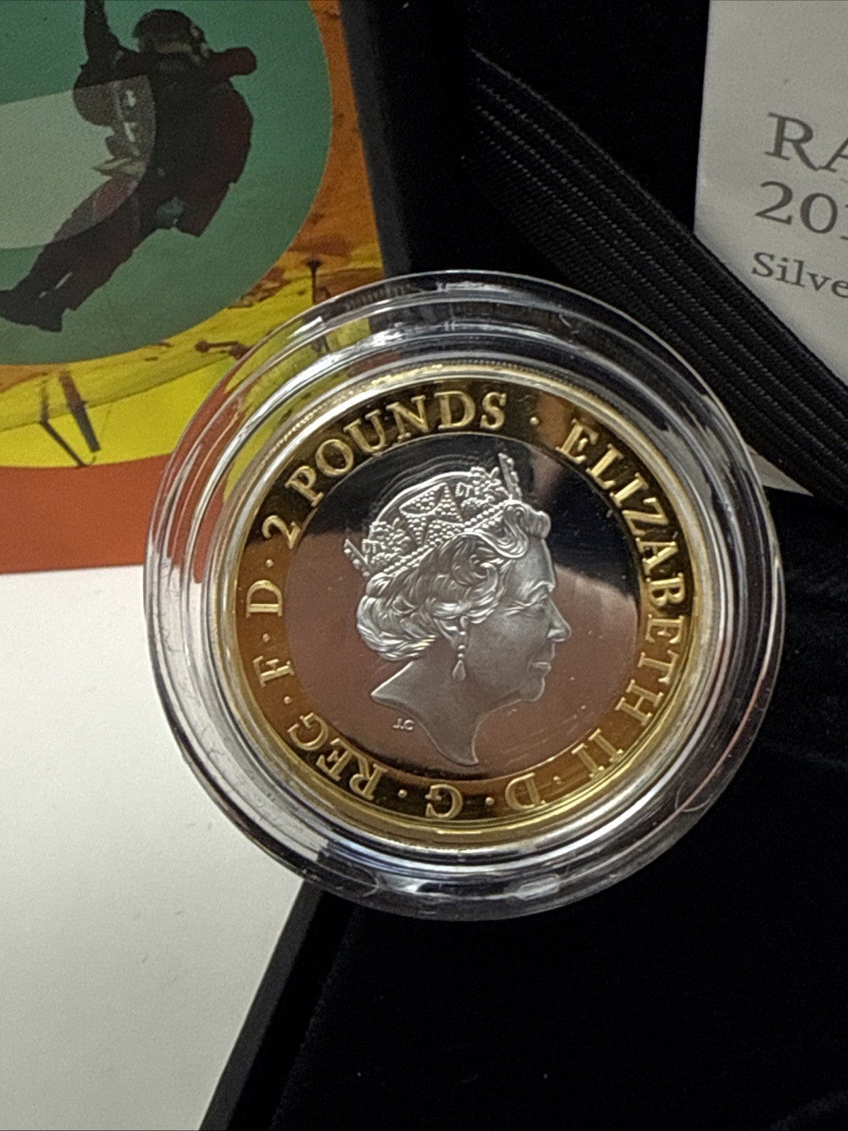 Exclusive Coins RAF centenary Sea King 2018 UK £ 2 Silver Proof Coin