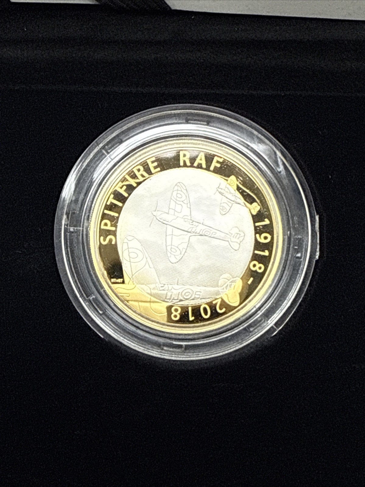 Exclusive Coins RAF centenary Spitfire 2018 UK £2 Coin Piedfort  Proof