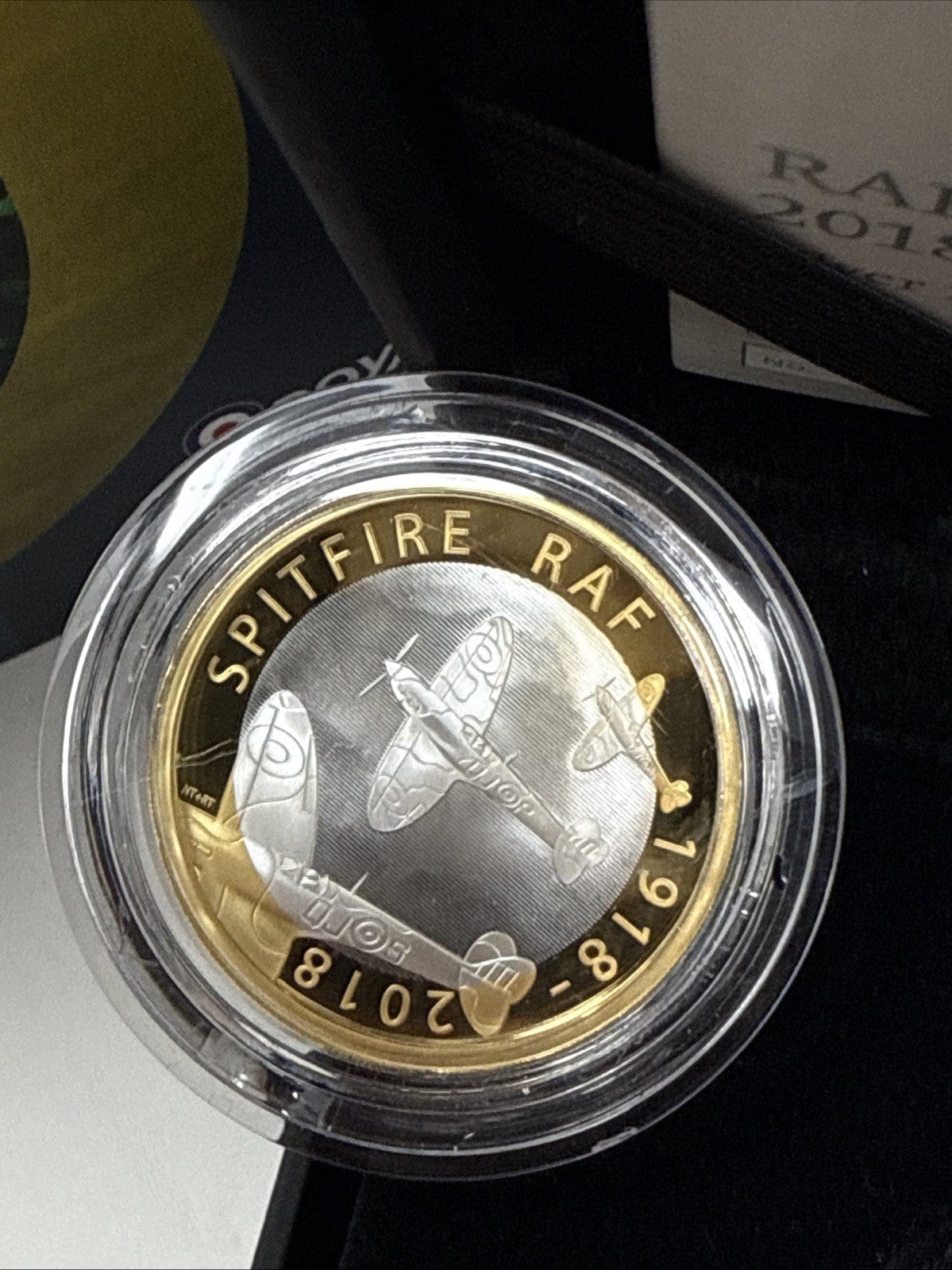 Exclusive Coins RAF Centenary Spitfire 2018 UK £2 Silver Proof Coin