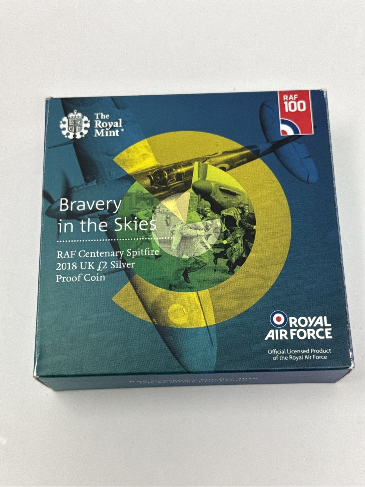 Exclusive Coins RAF Centenary Spitfire 2018 UK £2 Silver Proof Coin