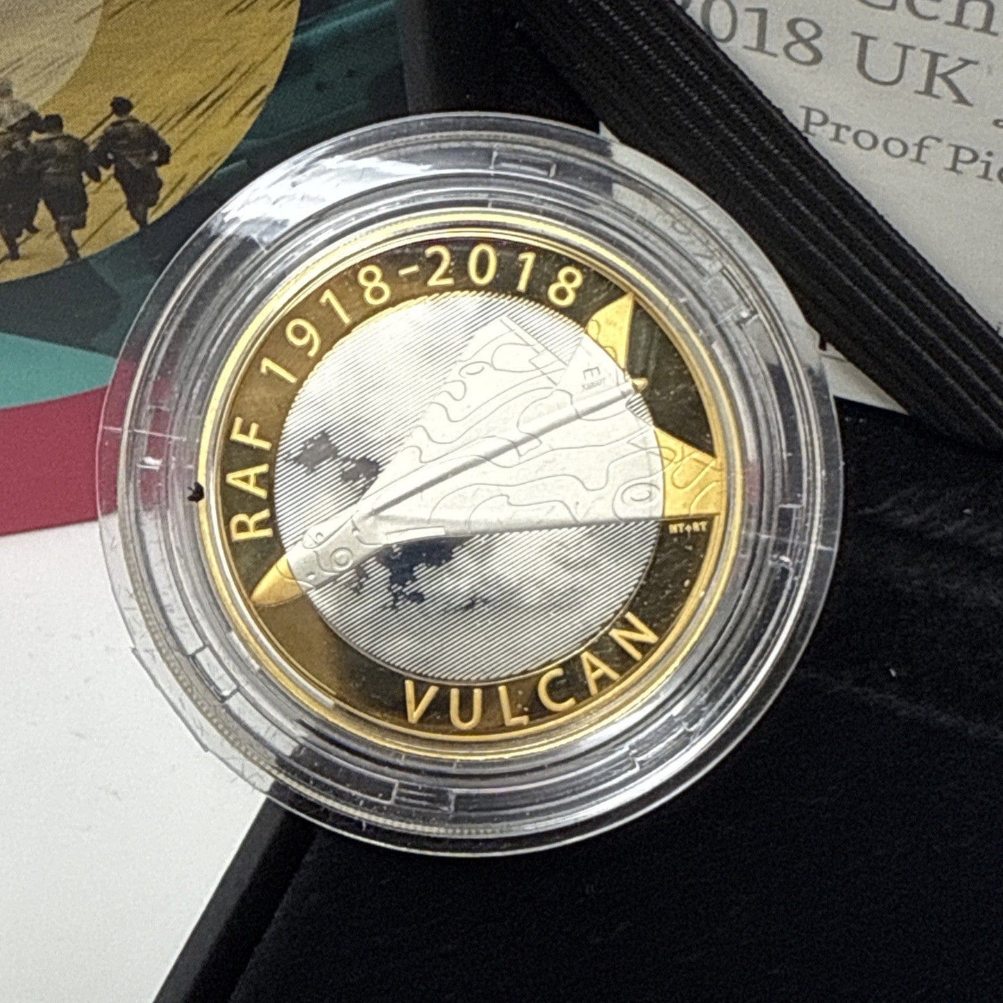 Exclusive Coins RAF centenary Vulcan 2018 UK £2 Silver Proof Piedfort Coin