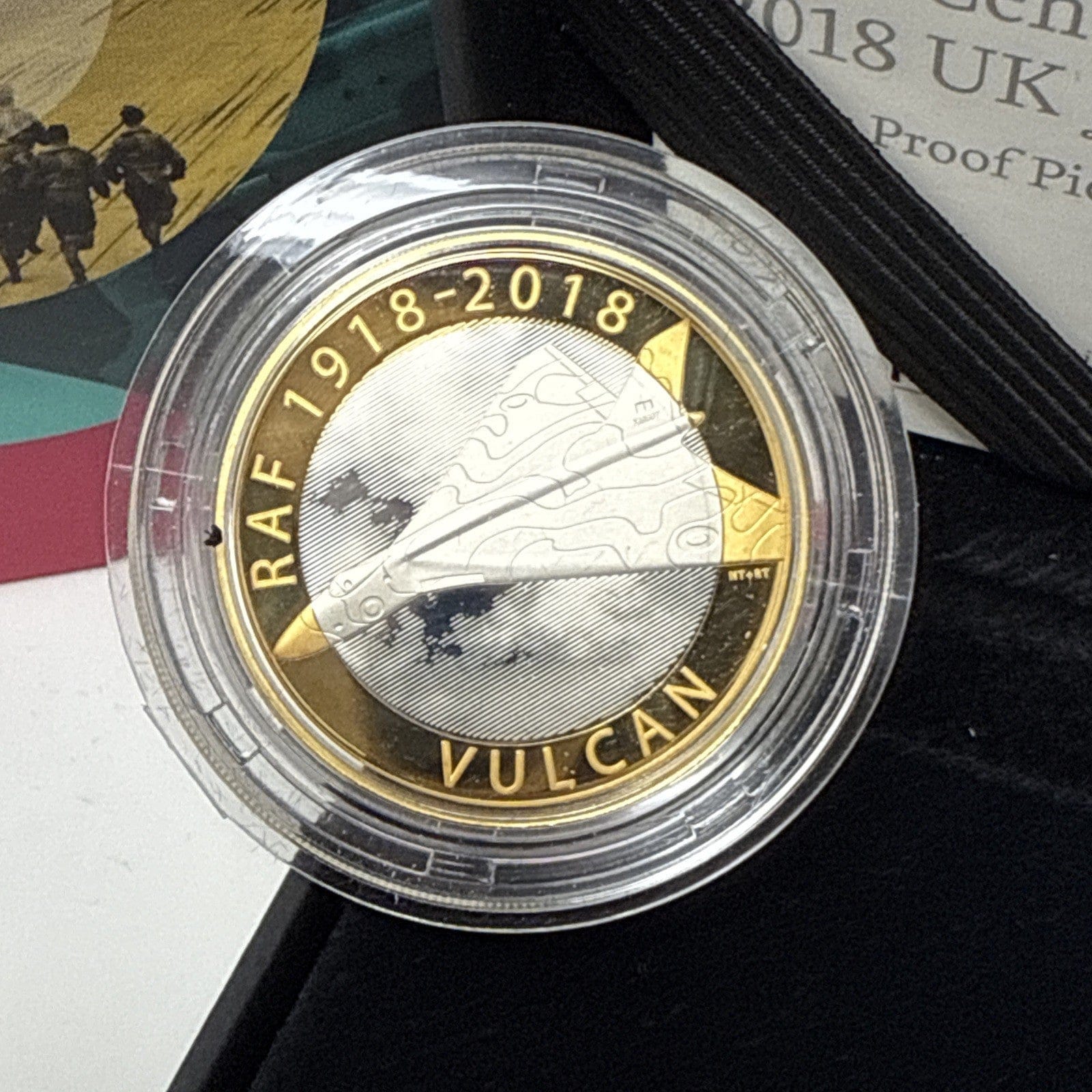 Exclusive Coins RAF centenary Vulcan 2018 UK £2 Silver Proof Piedfort Coin
