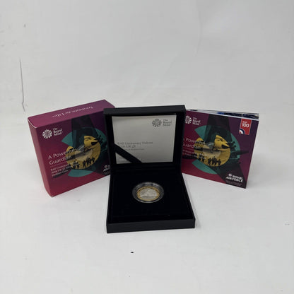 Exclusive Coins RAF centenary Vulcan 2018 UK £2 Silver Proof Piedfort Coin