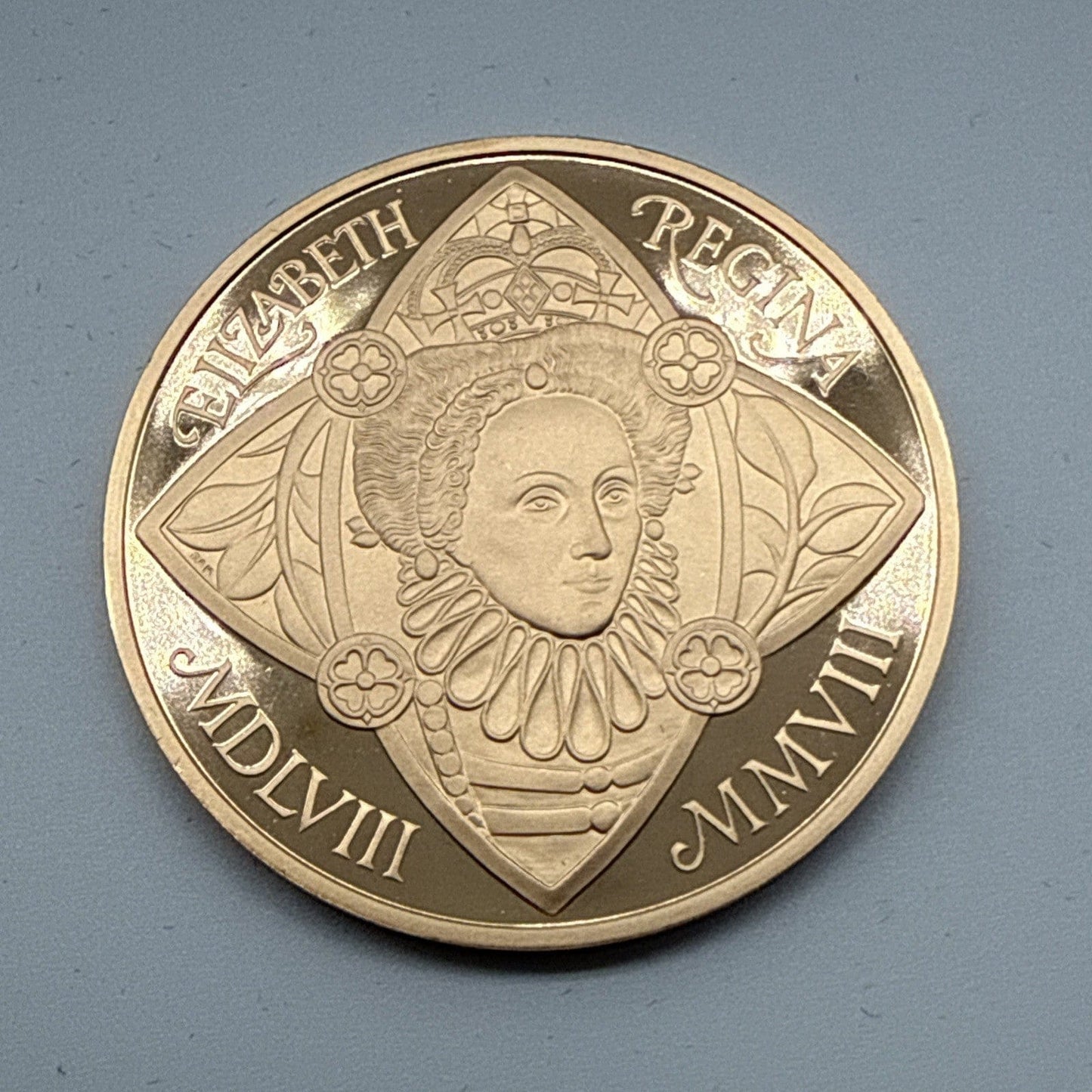 Exclusive Coins The 2008 Uk Queen Elizabeth I £5 Gold Proof Coin 22k Royal Mint