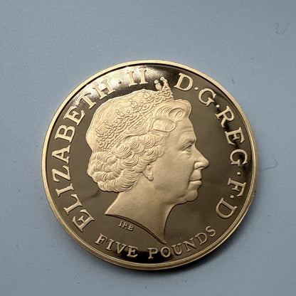 Exclusive Coins The 2008 Uk Queen Elizabeth I £5 Gold Proof Coin 22k Royal Mint