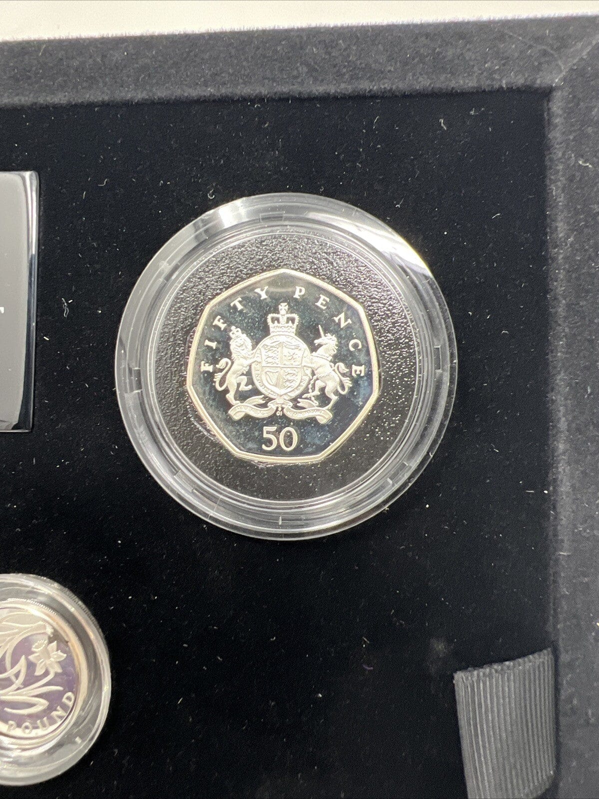 Exclusive Coins The 2013 Uk Silver Piedfort Proof 7  Coin  Collection With Gold Plate