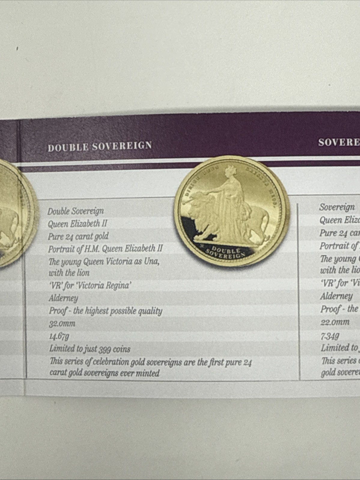 Exclusive Coins The 2019 Queen Victoria 200th Anniversary 24k Proof Set With The Una & the Lion