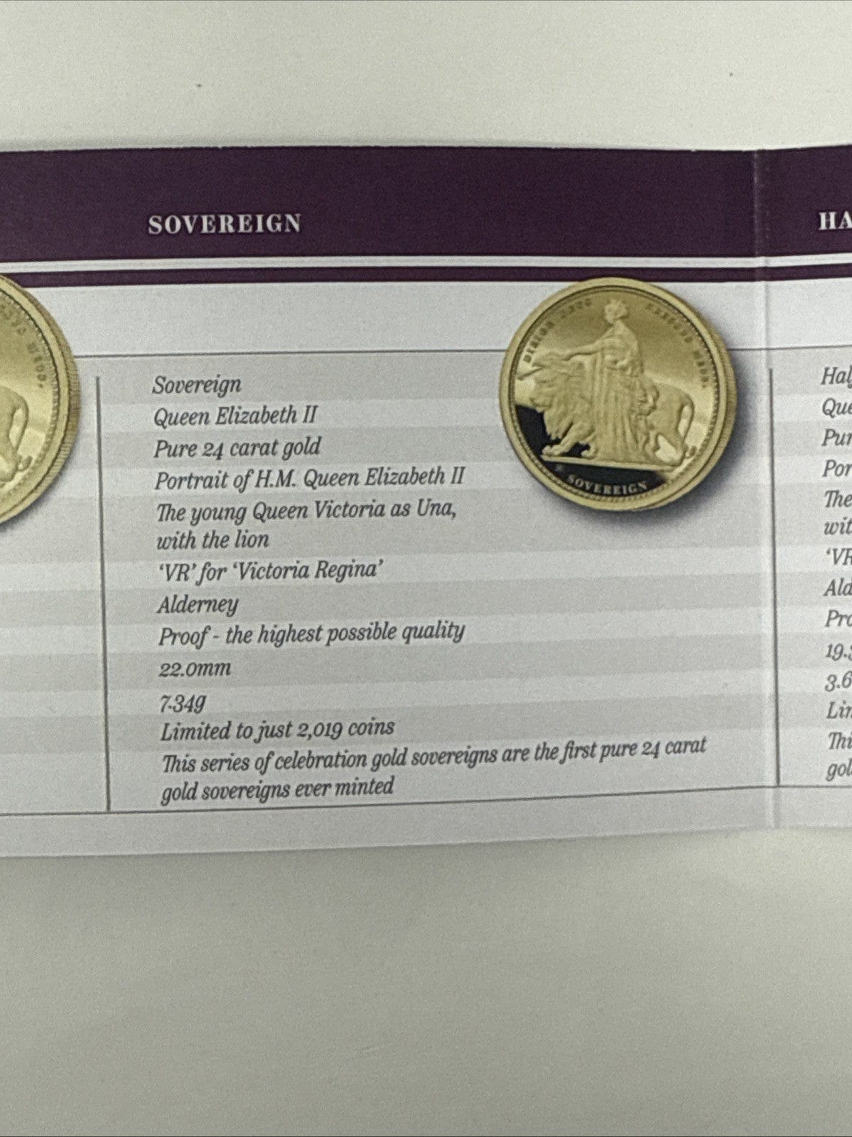 Exclusive Coins The 2019 Queen Victoria 200th Anniversary 24k Proof Set With The Una & the Lion