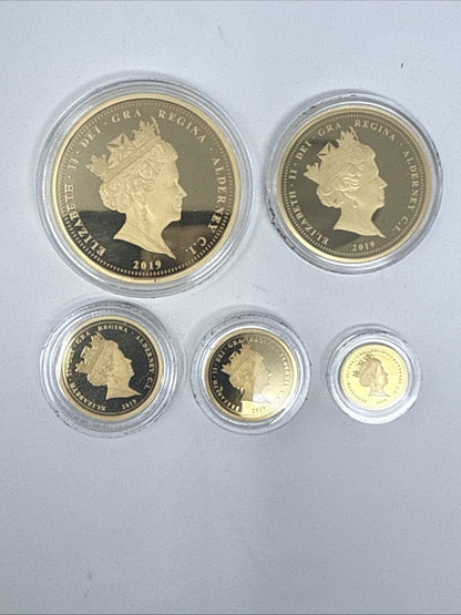 Exclusive Coins The 2019 Queen Victoria 200th Anniversary 24k Proof Set With The Una & the Lion