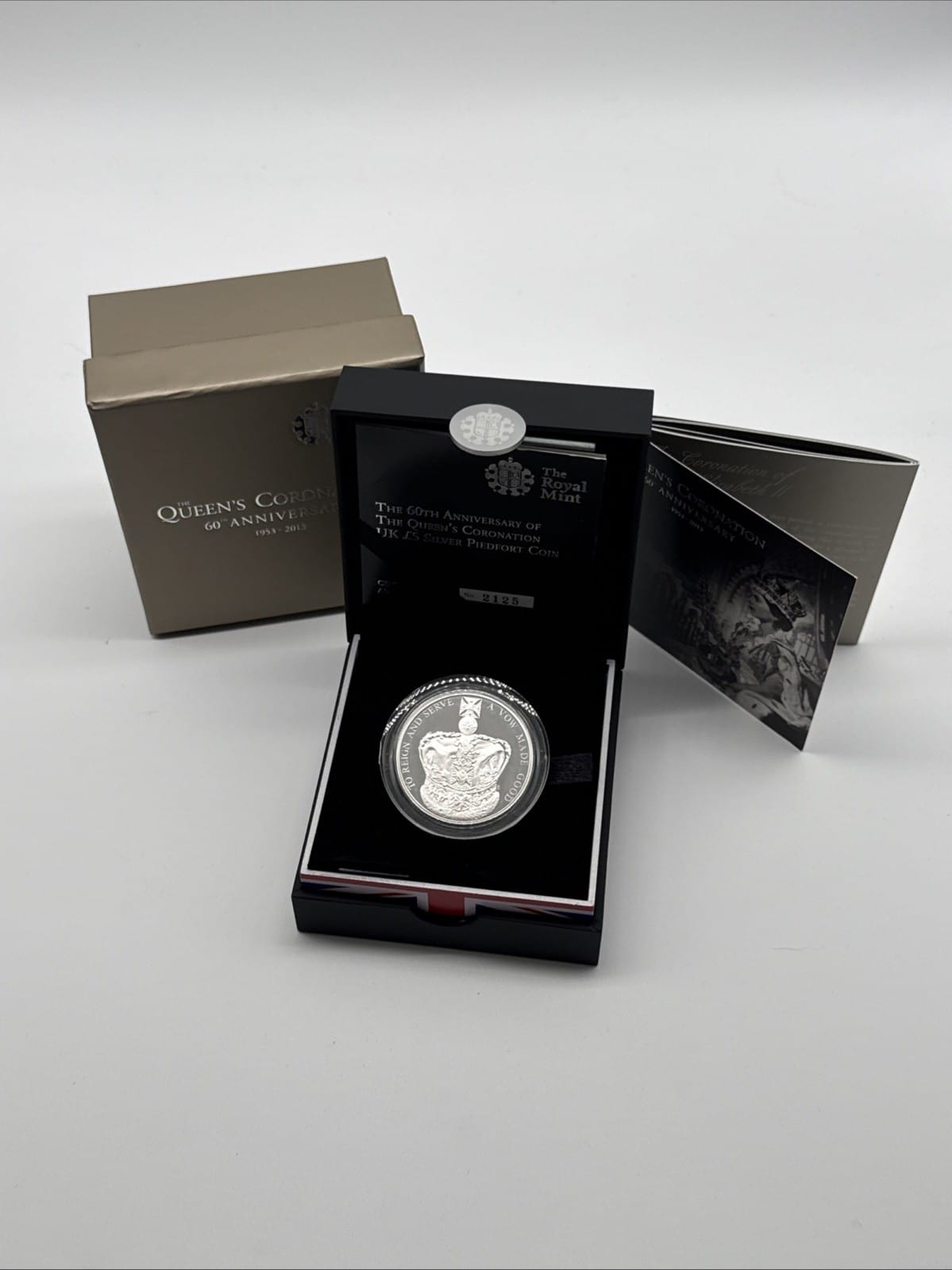 Exclusive Coins The 60th Anniversary Of The Queens Coronation £5 Piedfort Coin Royal Mint