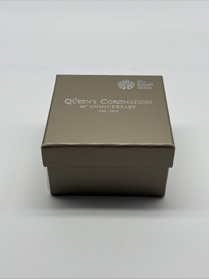 Exclusive Coins The 60th Anniversary Of The Queens Coronation Silver £5 Piedfort Proof Coin