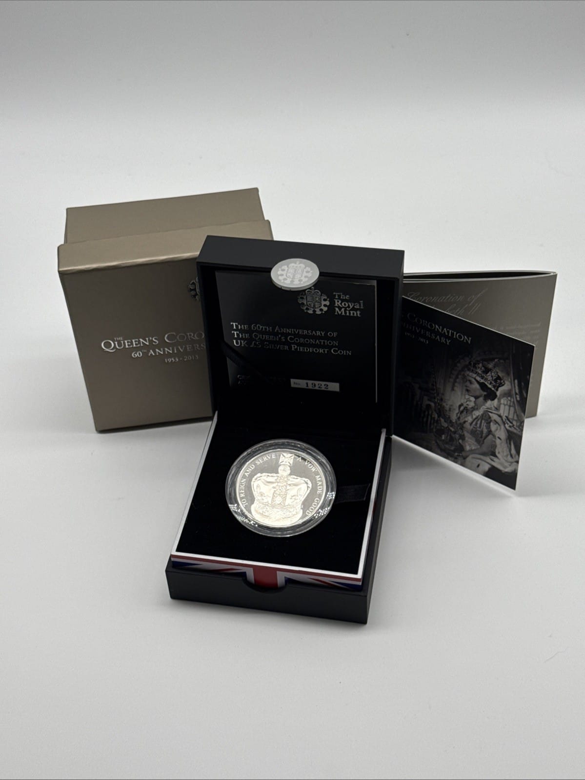 Exclusive Coins The 60th Anniversary Of The Queens Coronation Silver £5 Piedfort Proof Coin