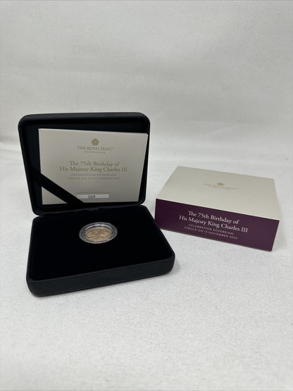 Exclusive Coins The 75th Birthday of His Majesty King Charles III Strike On The Day Sovereign
