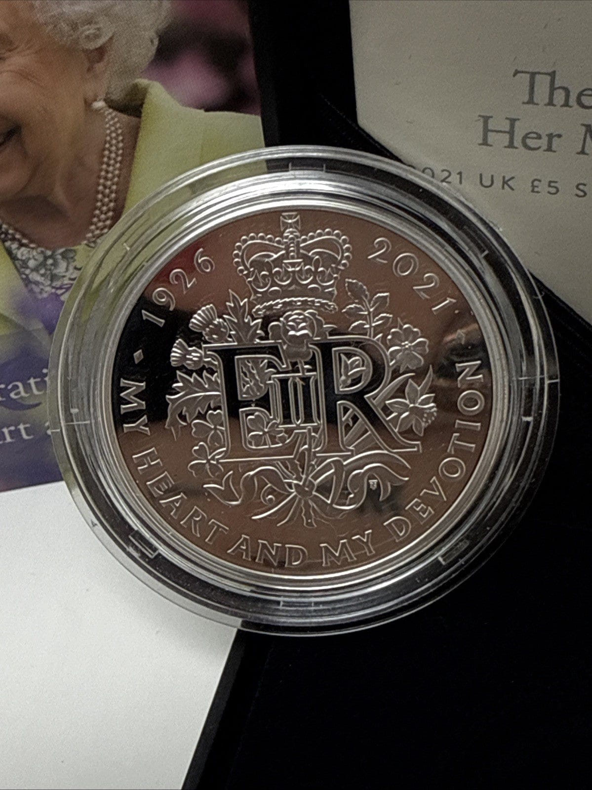 Exclusive Coins The 95th Birthday Of Her Majesty The Queen 2021 UK £5 Silver Proof Piedfort Coin