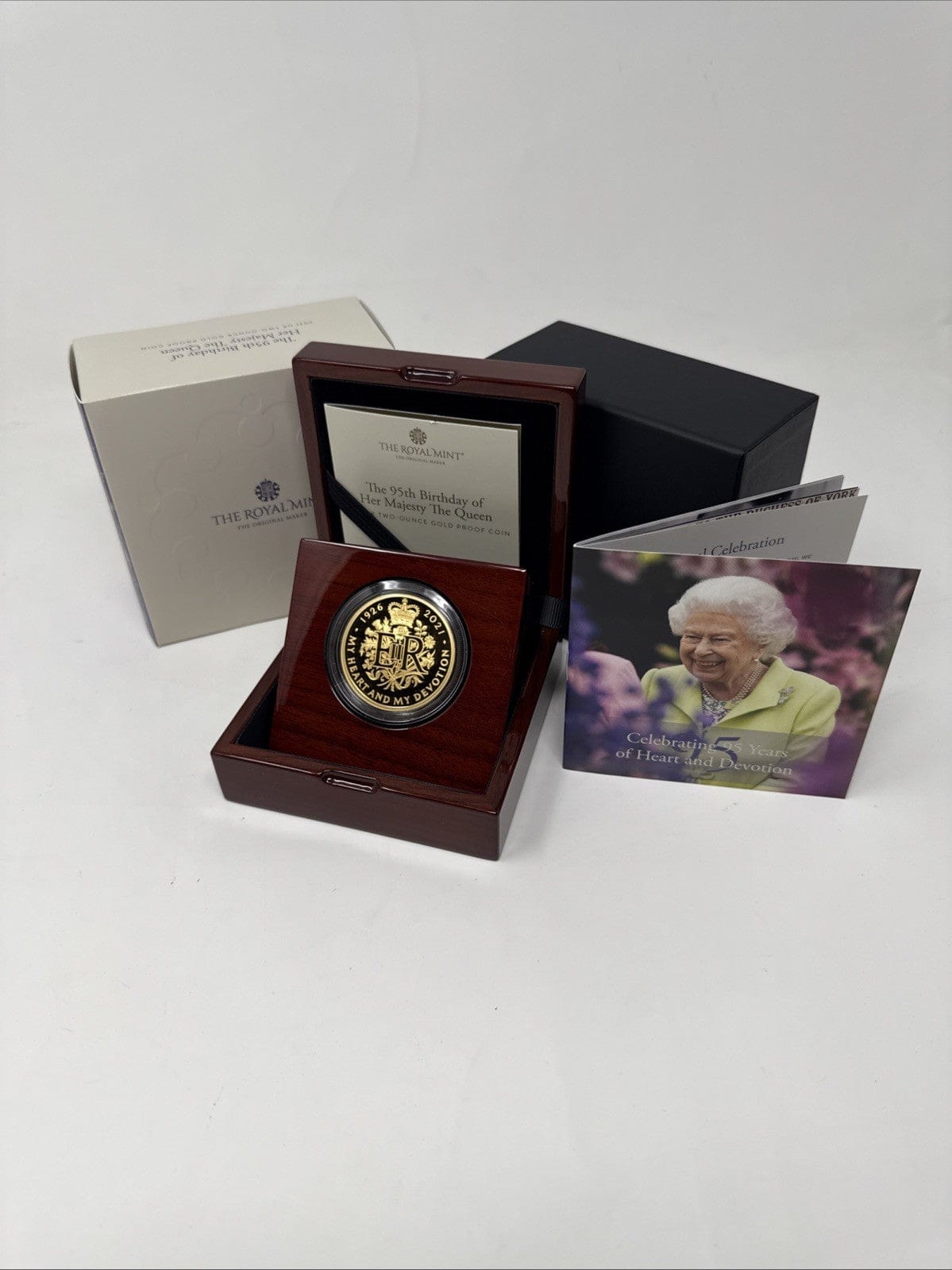 Exclusive Coins The 95th Birthday Uk Two -ounce Gold Proof Coin Only 200 Struck 24k Royal Mint