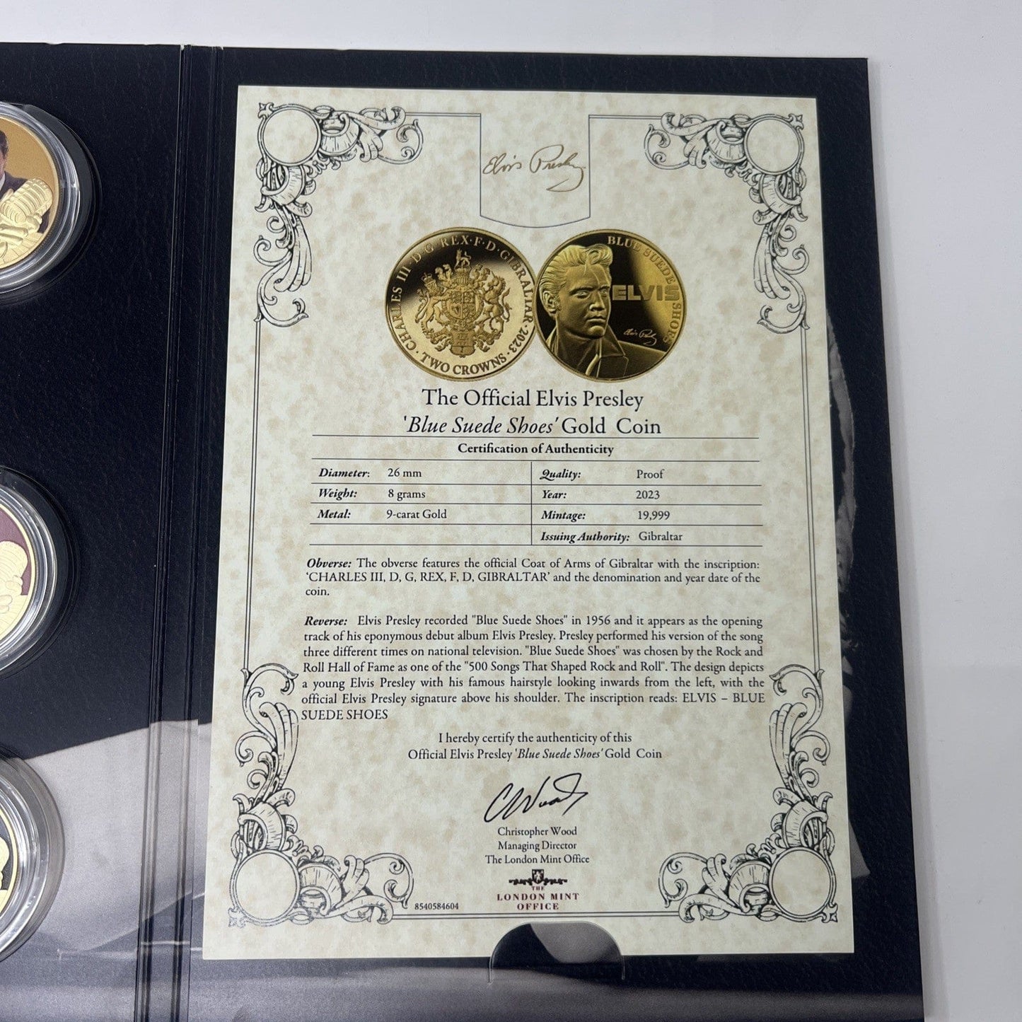 Exclusive Coins The King Of Rock Gold And Silver Proof  Collection