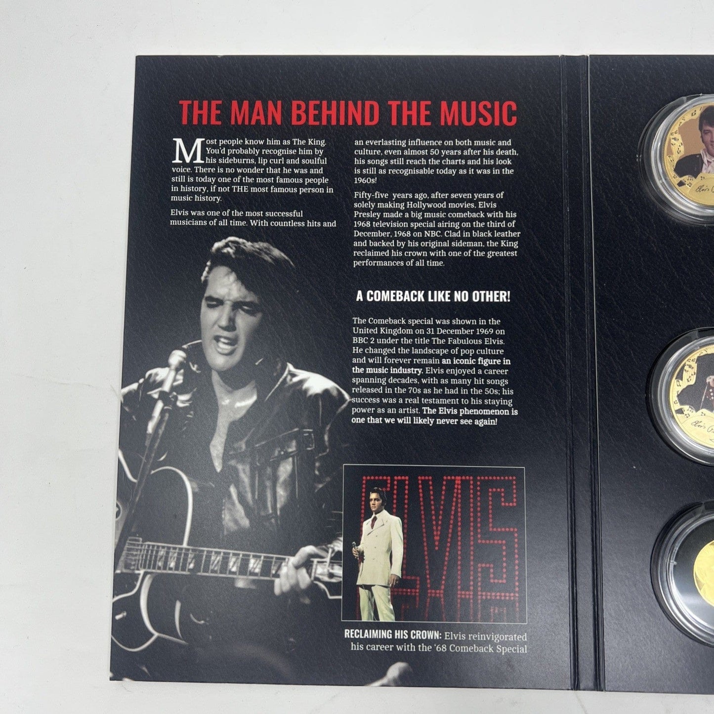 Exclusive Coins The King Of Rock Gold And Silver Proof  Collection