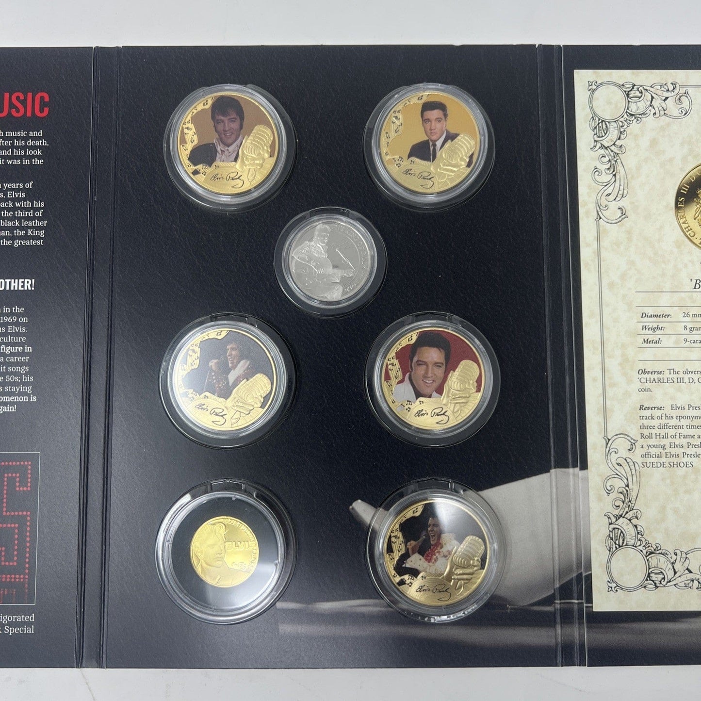 Exclusive Coins The King Of Rock Gold And Silver Proof  Collection