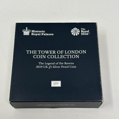 Exclusive Coins The Legend Of The Ravens 2019 UK £5 Silver Proof Coin