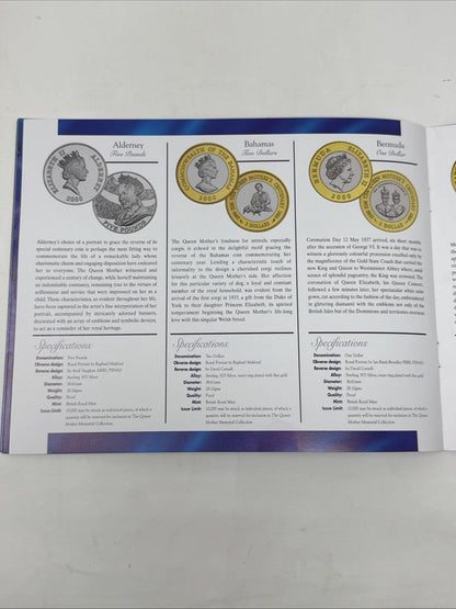Exclusive Coins The Queen Mother 9.25  Silver Crown Collection 12 Crowns 8 With 24k Plate