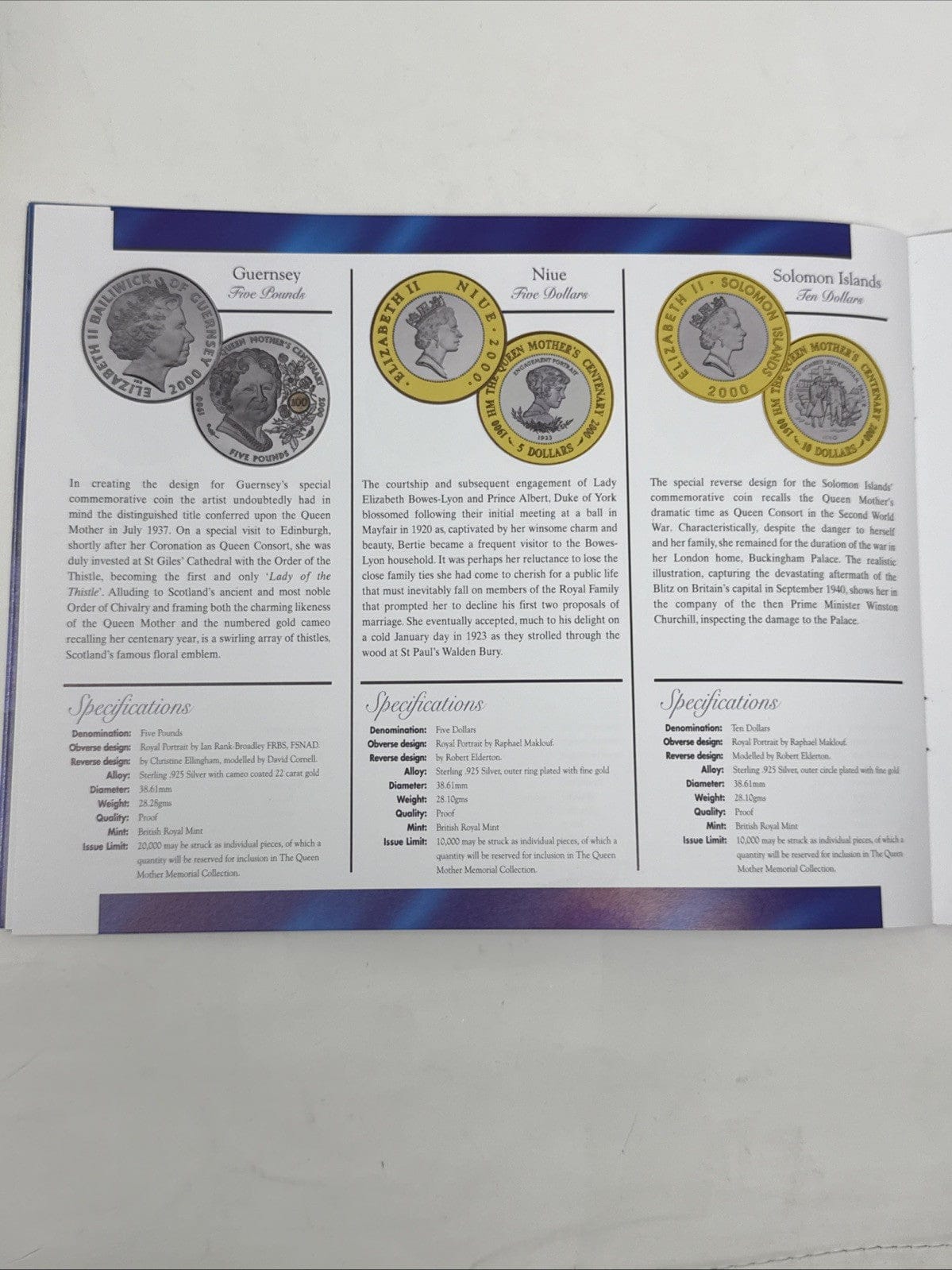 Exclusive Coins The Queen Mother 9.25  Silver Crown Collection 12 Crowns 8 With 24k Plate