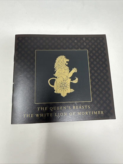 Exclusive Coins The Queens Beast 2020  The White Lion Of Mortimer Silver Proof 5oz Coin