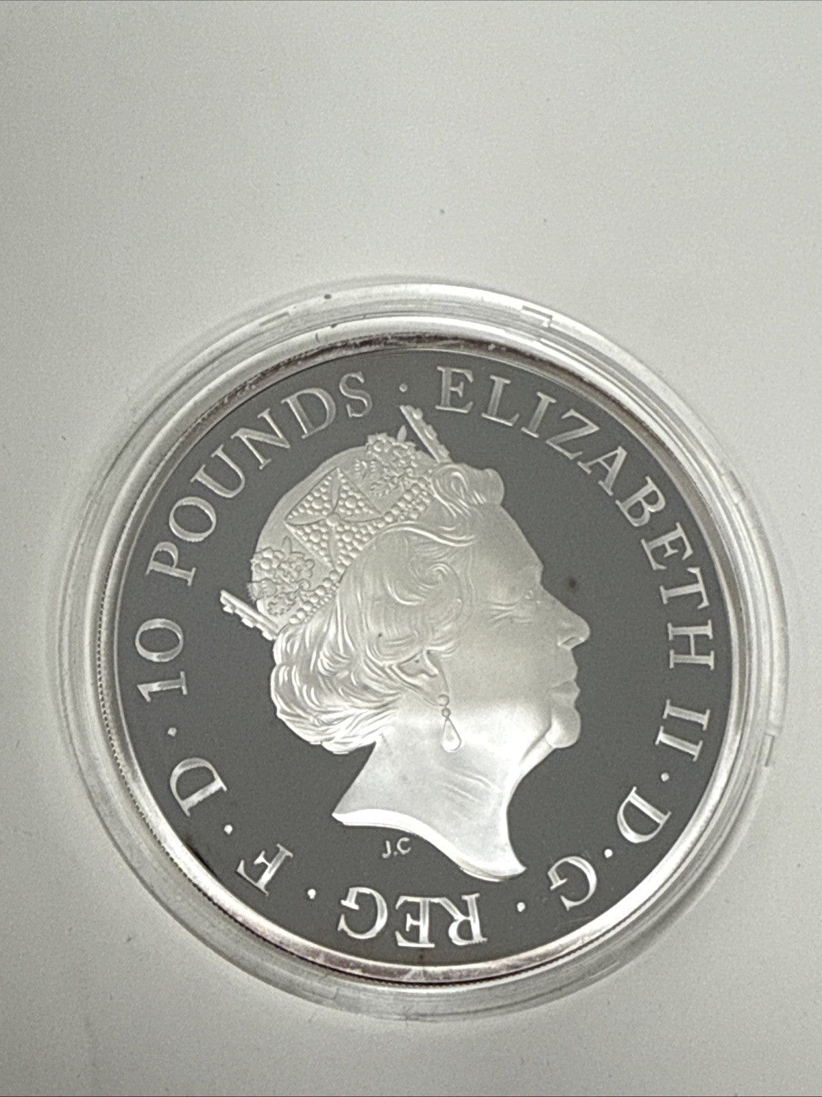 Exclusive Coins The Queens Beast 2020  The White Lion Of Mortimer Silver Proof 5oz Coin