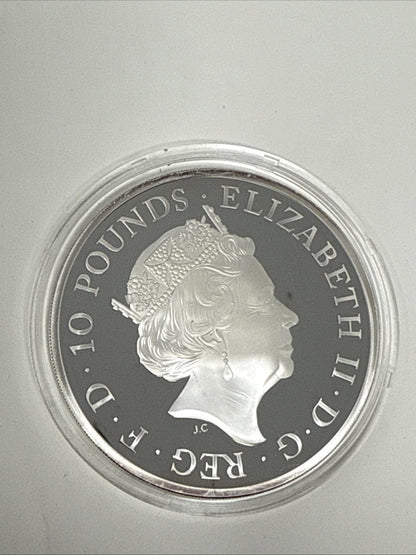 Exclusive Coins The Queens Beast 2020  The White Lion Of Mortimer Silver Proof 5oz Coin