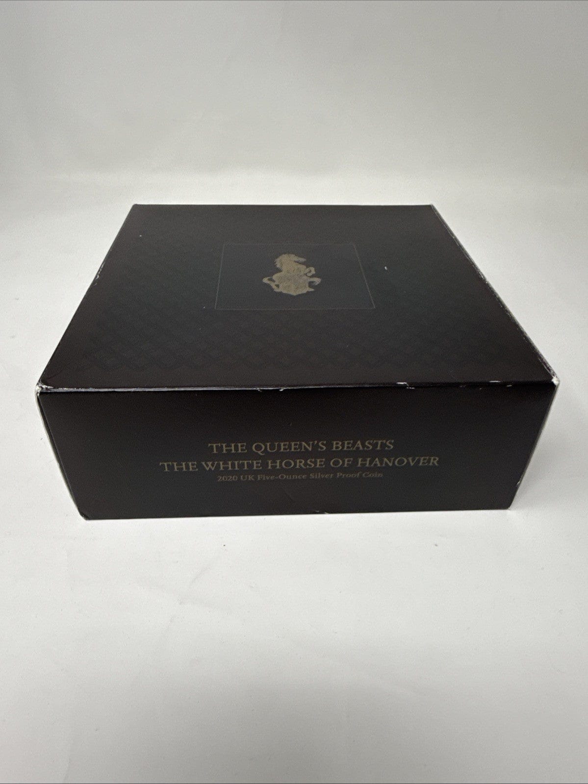 Exclusive Coins The Queens Beast 5oz Silver Proof The White Horse Of Hanover 999.9 Fine