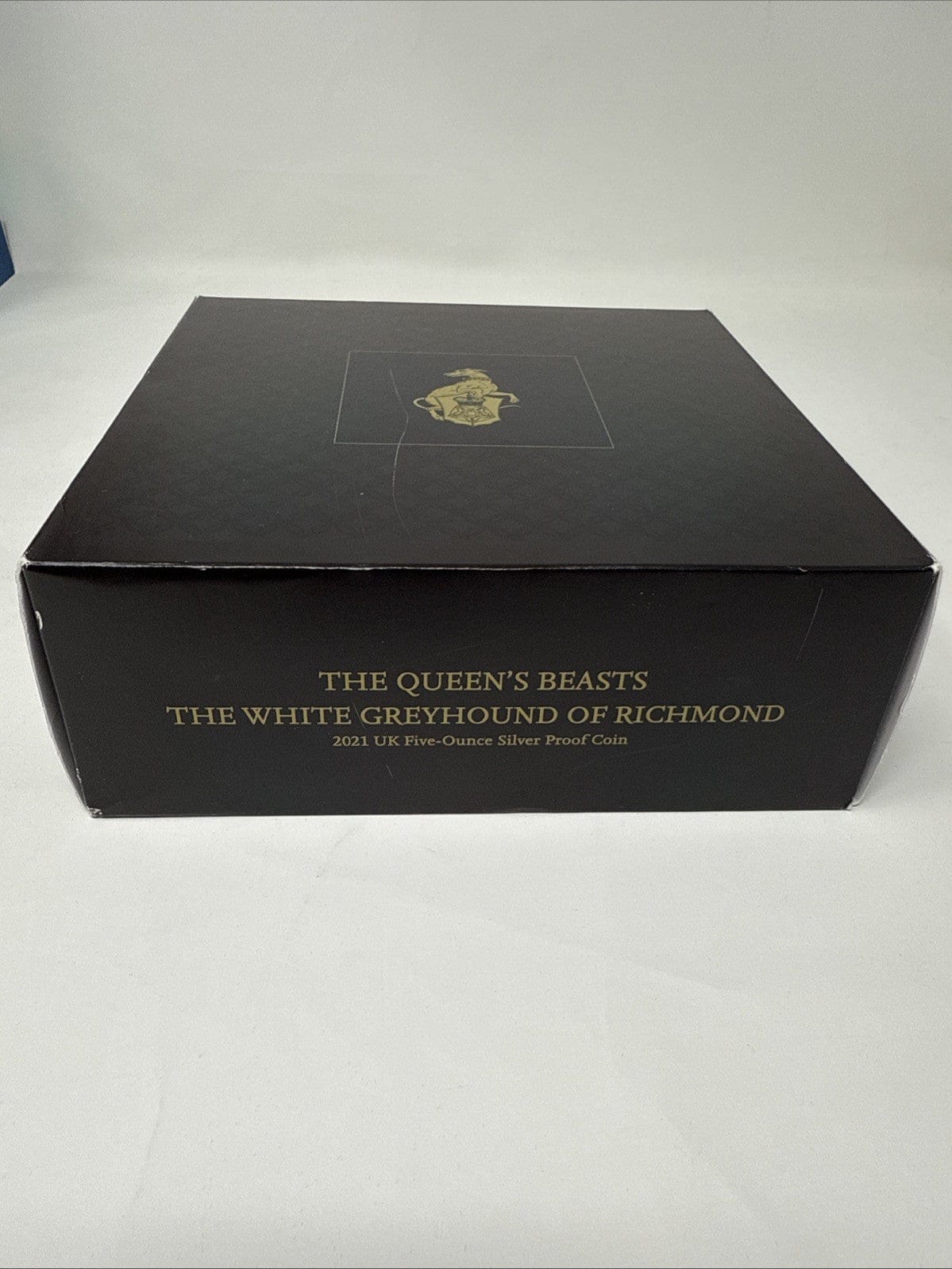 Exclusive Coins The Queens Beast The White Greyhound Of Richmond 5 Oz  Silver Proof Coin