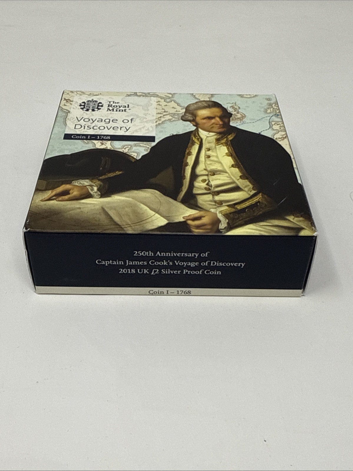 Exclusive Coins UK 2018 £2 Captain James Cook Voyage of Discovery I Silver Proof 1768-2018 