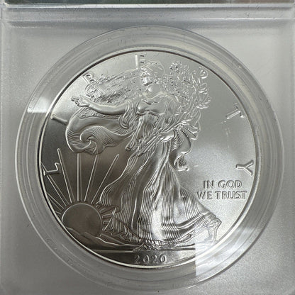 Exclusive Coins US 2020 (P) Emergency Issue Silver Eagle $1 Dollar Coin Philadelphia Mint 1oz