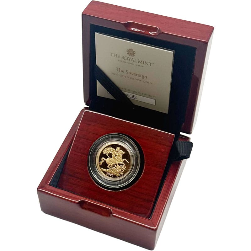 Royal Mint 2027 Gold Proof Sovereign Coin