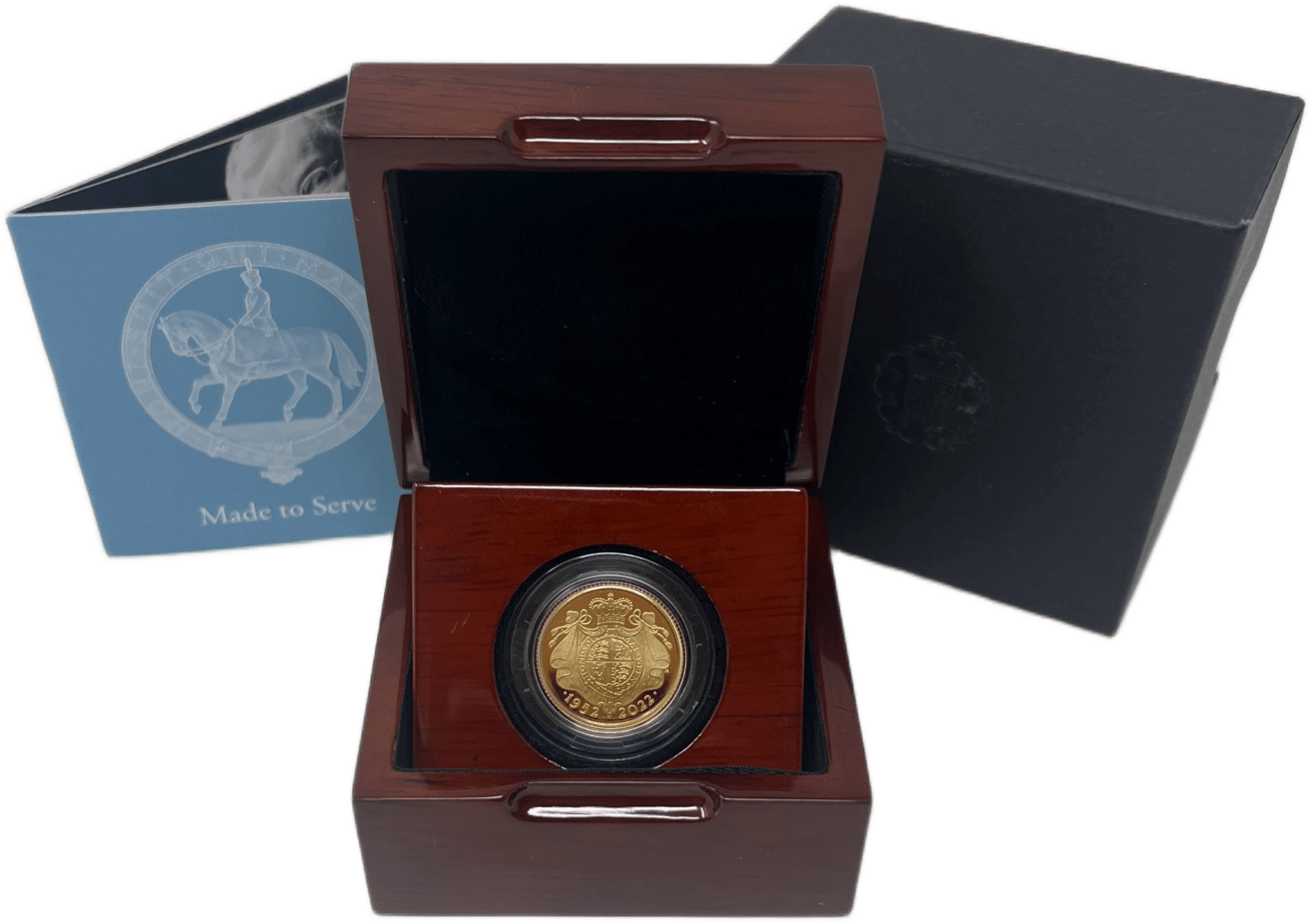 Royal Mint Coins 2022 Queen Elizabeth II ¼ oz Gold Proof “Made to Serve” Coin