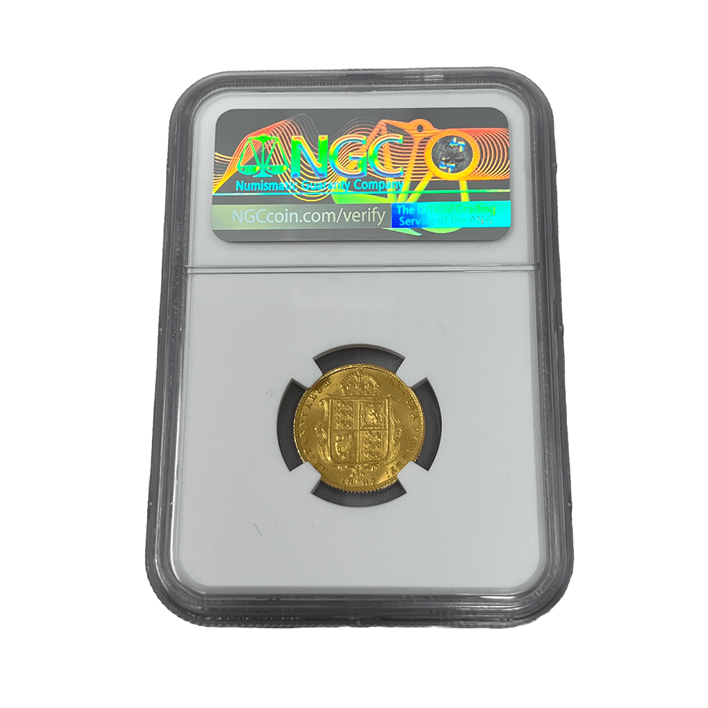 The Royal Mint Coins 1887 Half Sovereign | NGC MS66