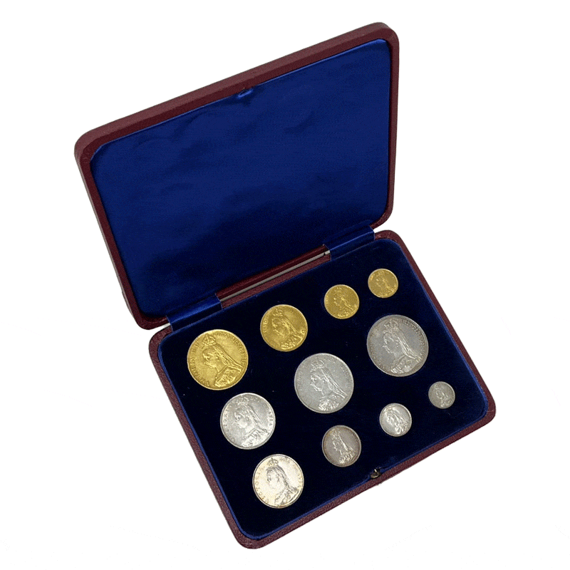 The Royal Mint Coins 1887 Queen Victoria Golden Jubilee Coin Set