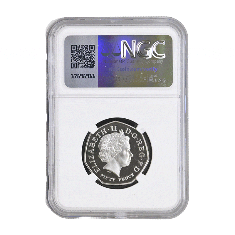 The Royal Mint Coins 2009 Kew Gardens Fifty Pence Proof NGC PF 69 Ultra Cameo