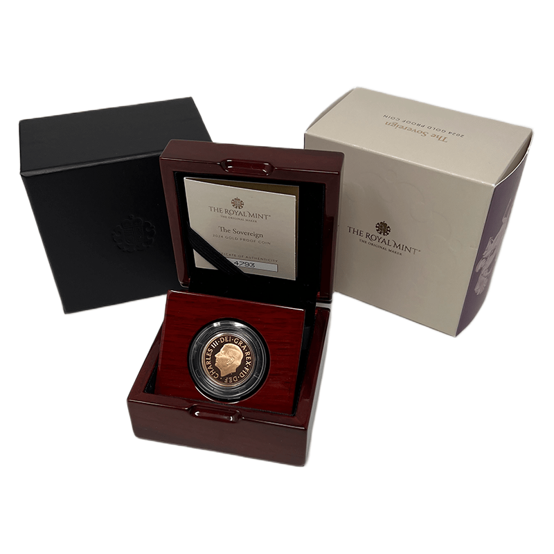The Royal Mint Coins 2024 Gold Proof Sovereign – King Charles III | The Royal Mint