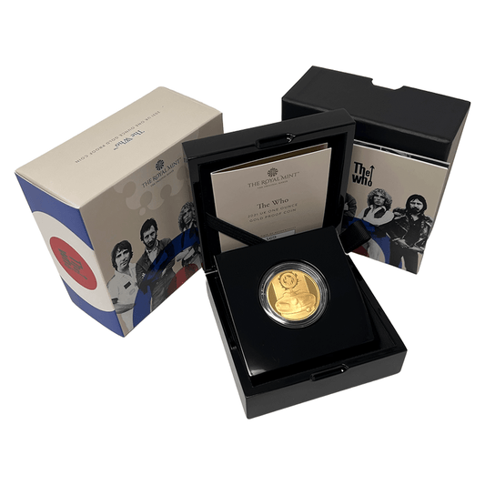 The Royal Mint Gold Coin Collections The Who 1 oz Gold Proof Coin – Royal Mint Music Legends Collection